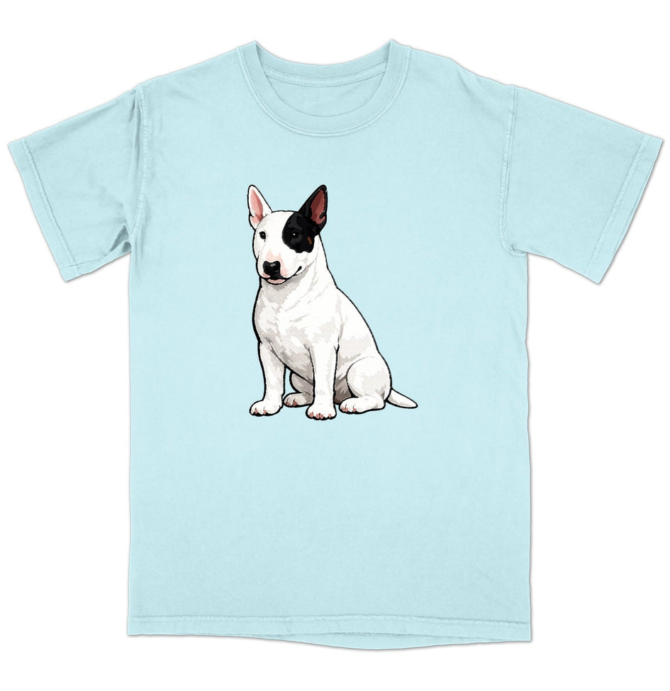 Watercolor Bull Terrier Adult Unisex T-Shirt
