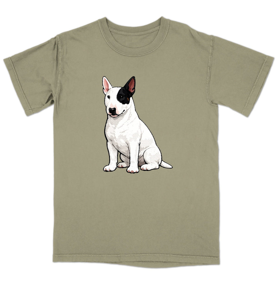 Watercolor Bull Terrier Adult Unisex T-Shirt