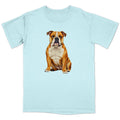 Watercolor Bulldog Adult Unisex T-Shirt