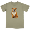 Watercolor Bulldog Adult Unisex T-Shirt