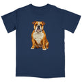 Watercolor Bulldog Adult Unisex T-Shirt