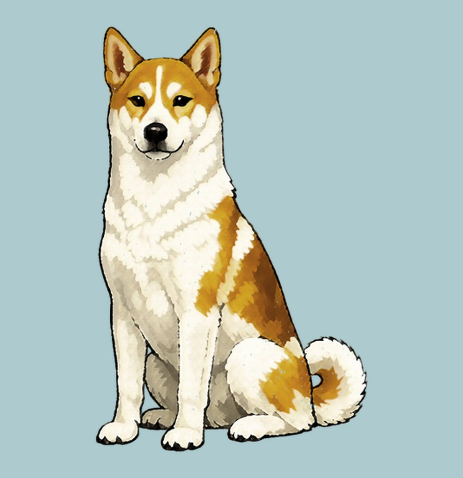 Watercolor Canaan Dog Adult Unisex T-Shirt