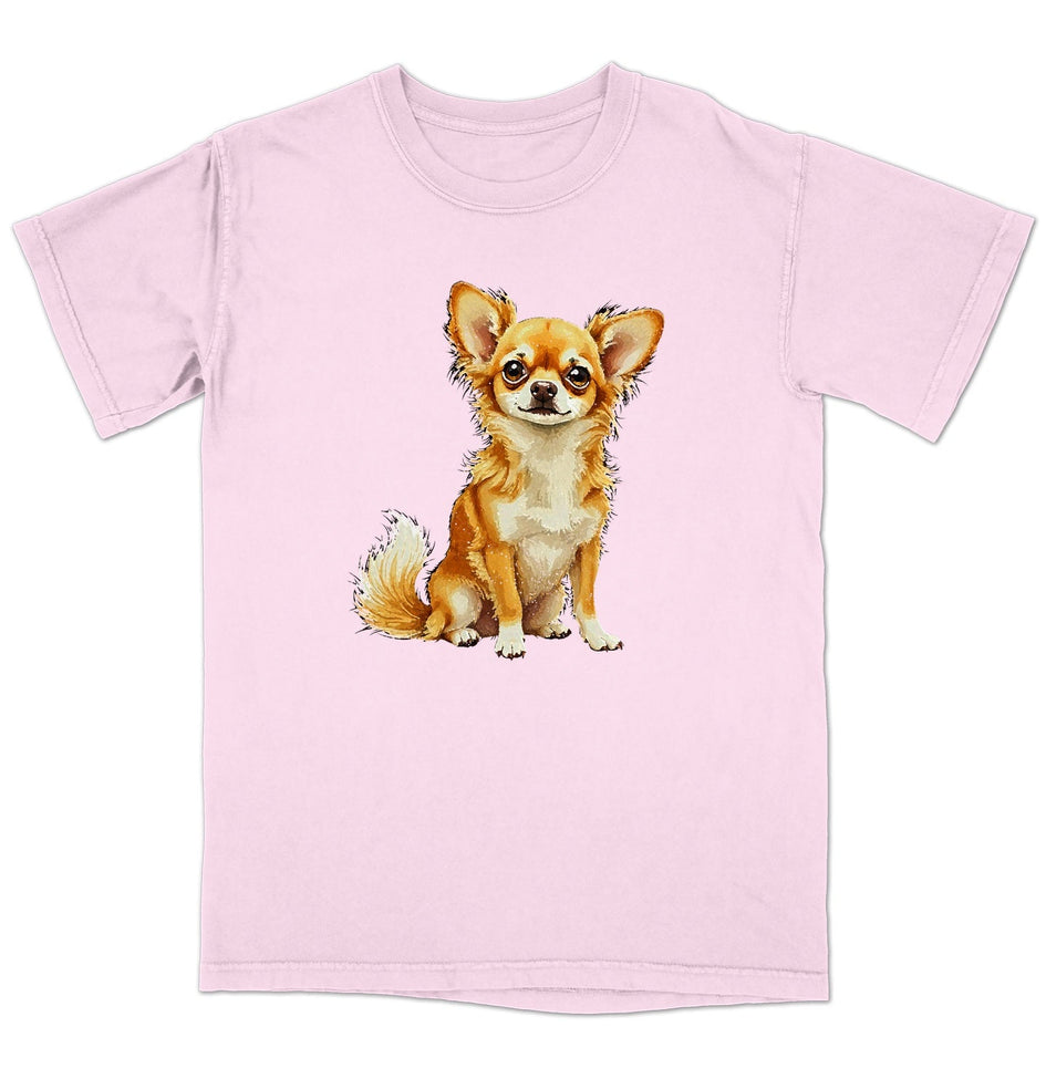 Watercolor Chihuahua Adult Unisex T-Shirt