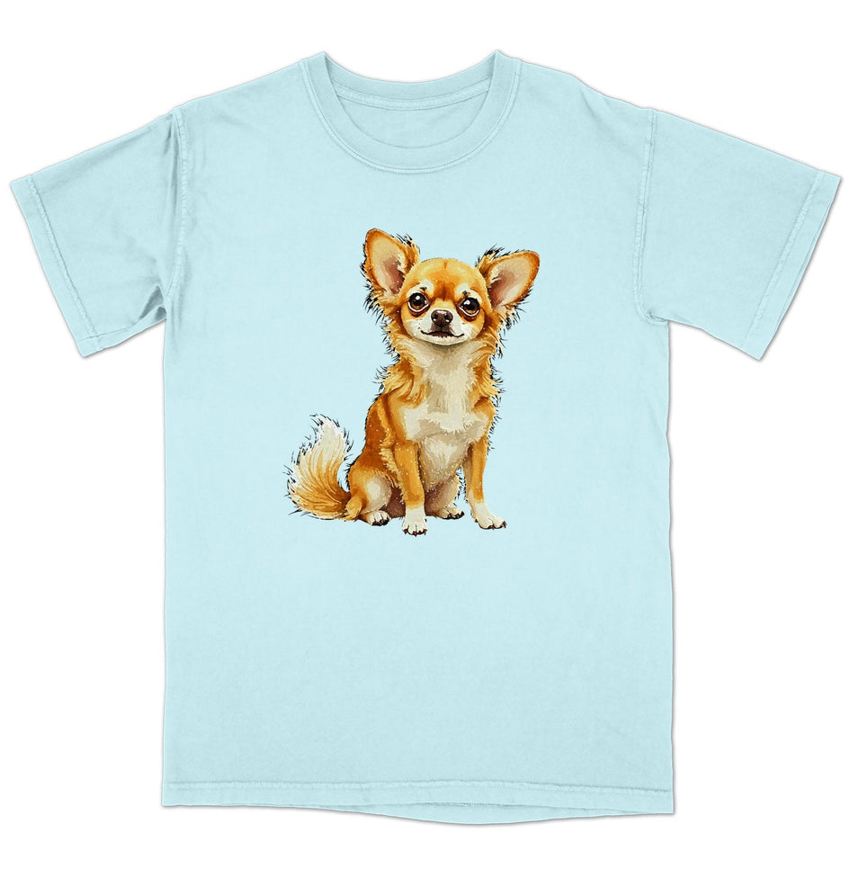 Watercolor Chihuahua Adult Unisex T-Shirt