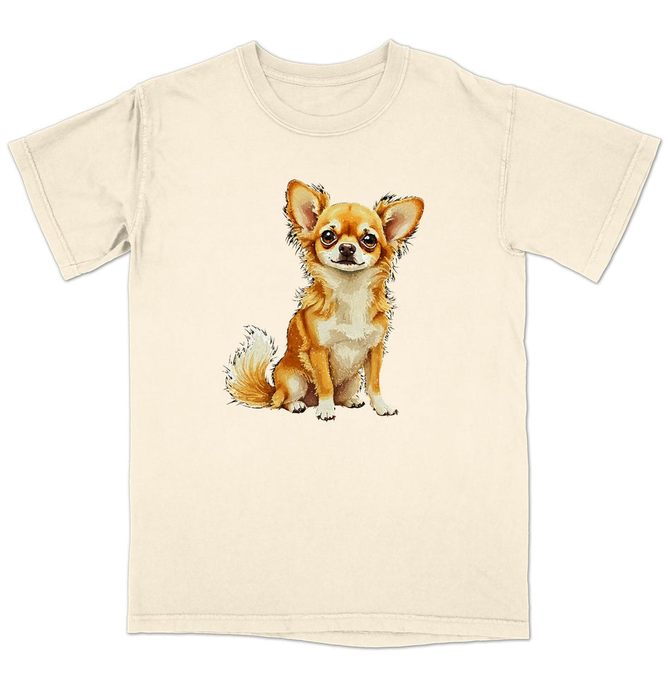 Watercolor Chihuahua Adult Unisex T-Shirt