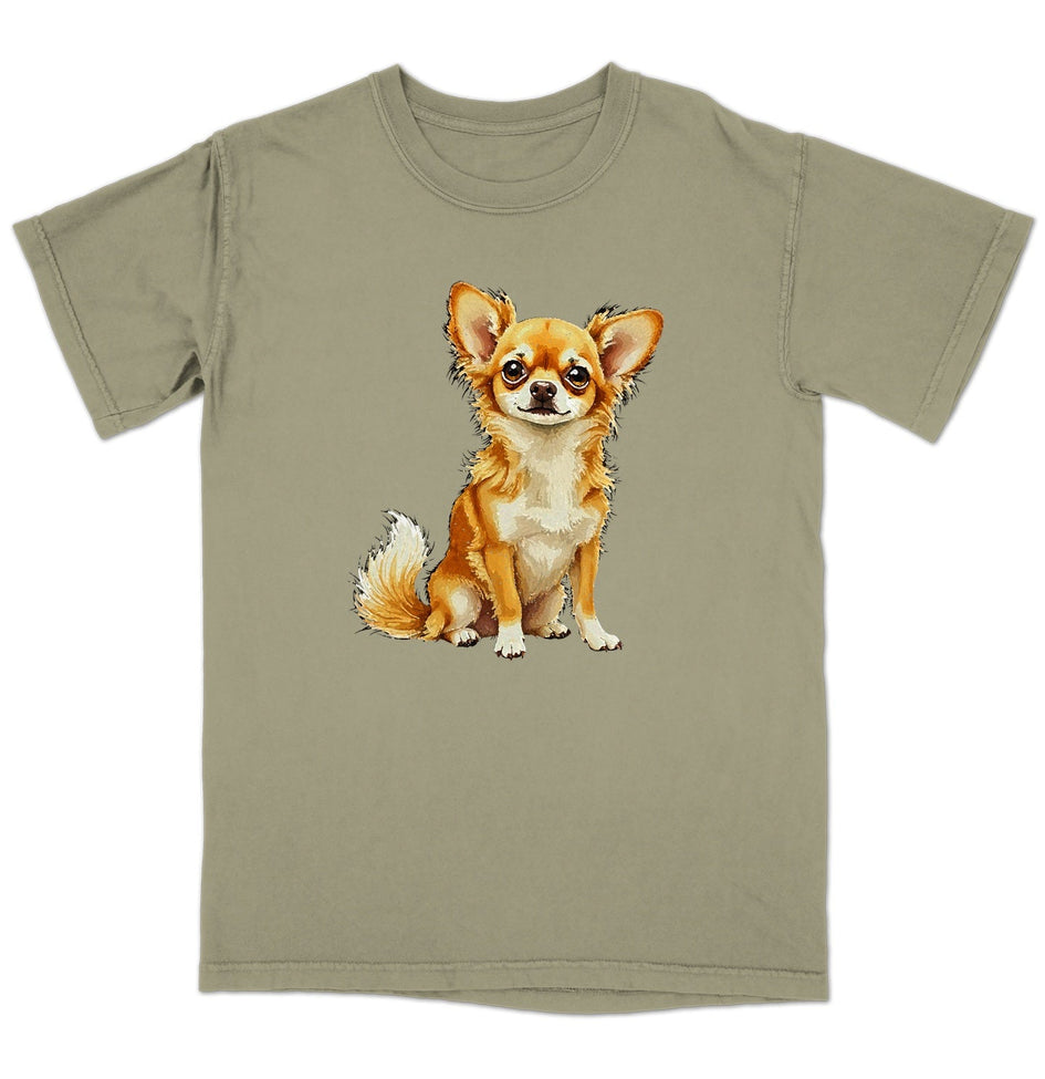 Watercolor Chihuahua Adult Unisex T-Shirt