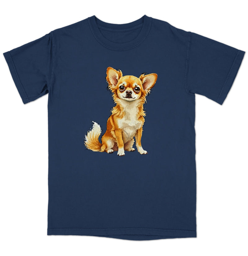 Watercolor Chihuahua Adult Unisex T-Shirt