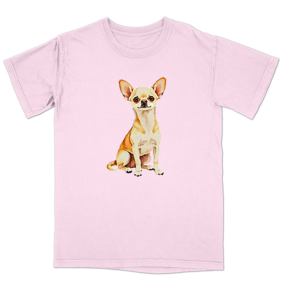 Watercolor Chihuahua Adult Unisex T-Shirt