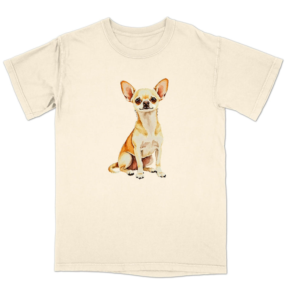 Watercolor Chihuahua Adult Unisex T-Shirt