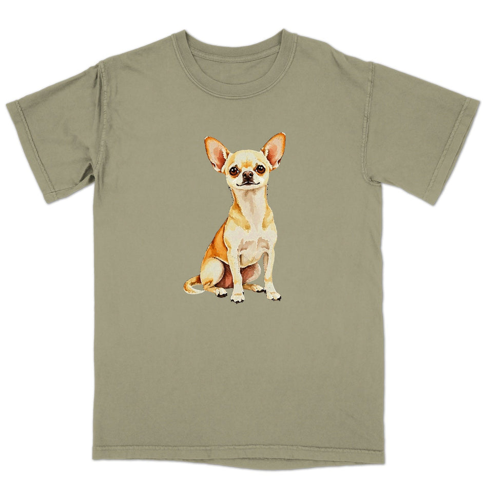Watercolor Chihuahua Adult Unisex T-Shirt
