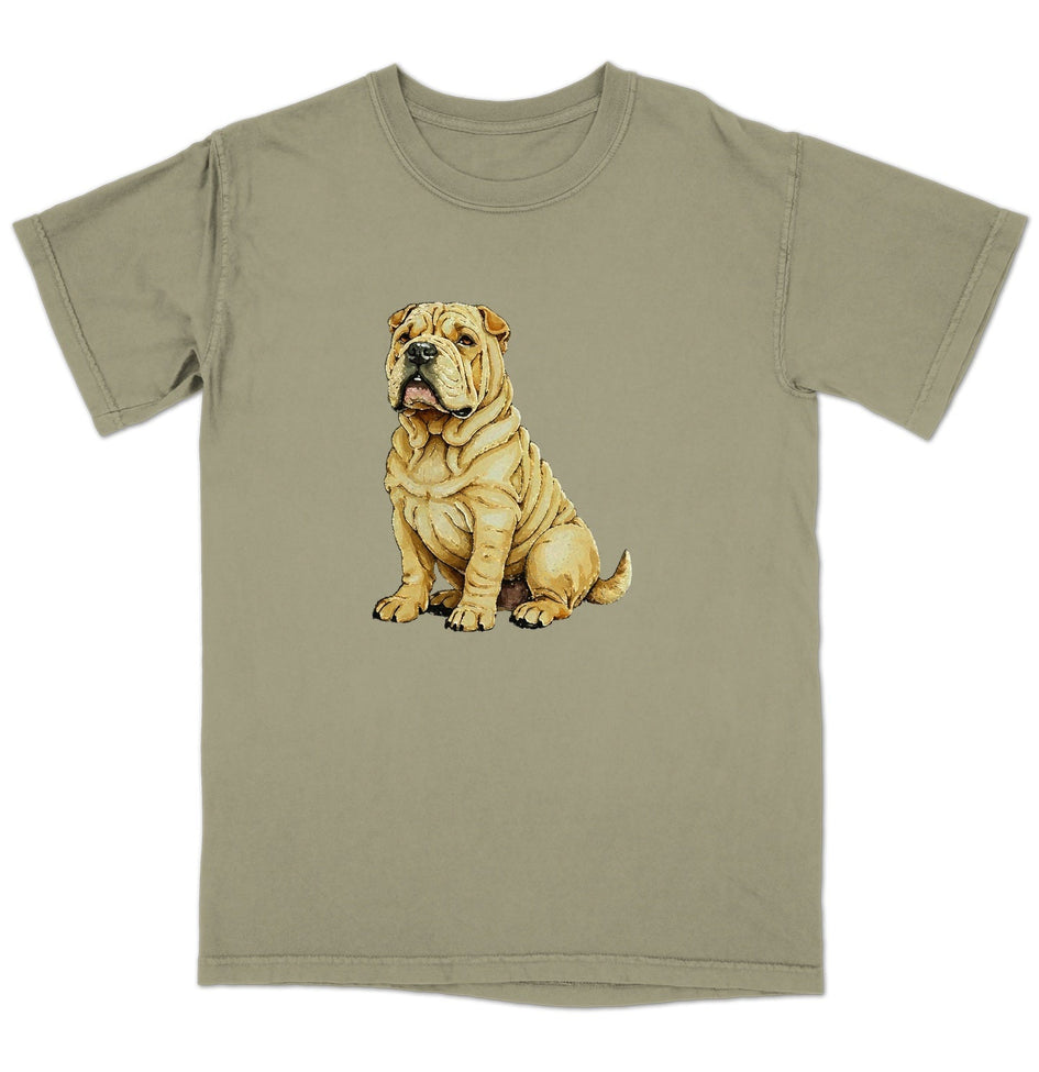 Watercolor Chinese Shar-Pei Adult Unisex T-Shirt