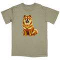 Watercolor Chow Chow Adult Unisex T-Shirt