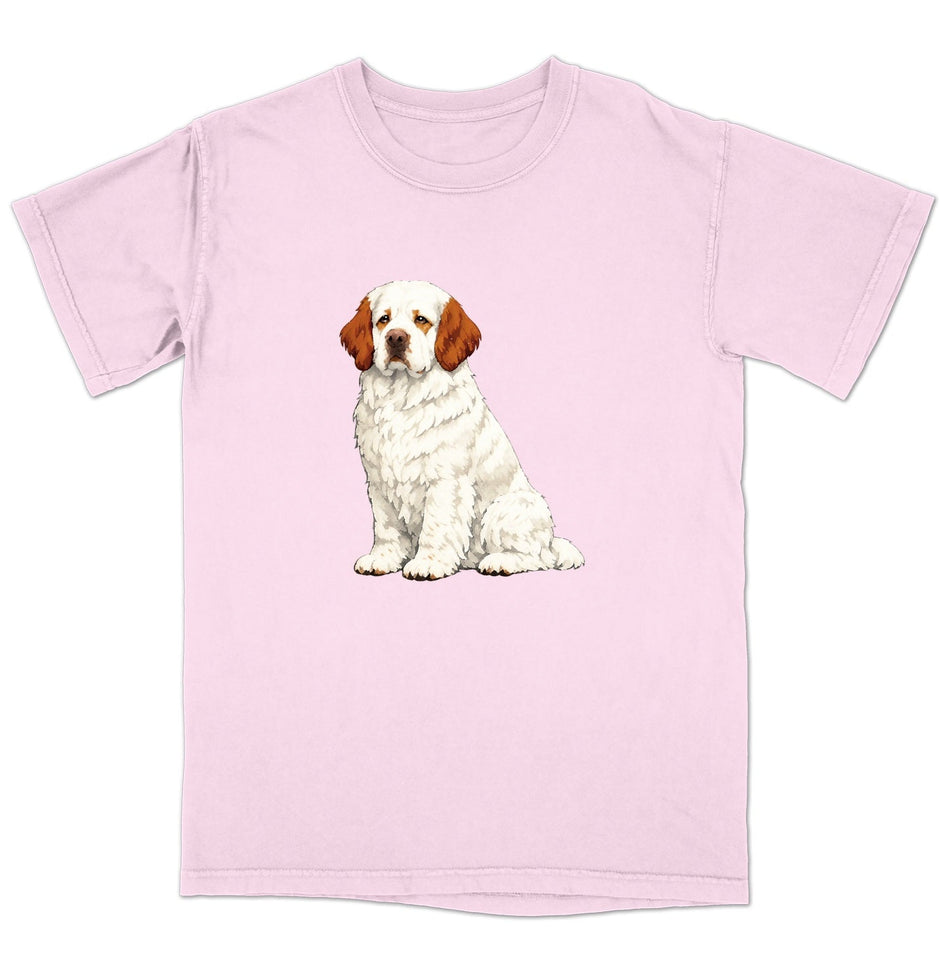 Watercolor Clumber Spaniel Adult Unisex T-Shirt