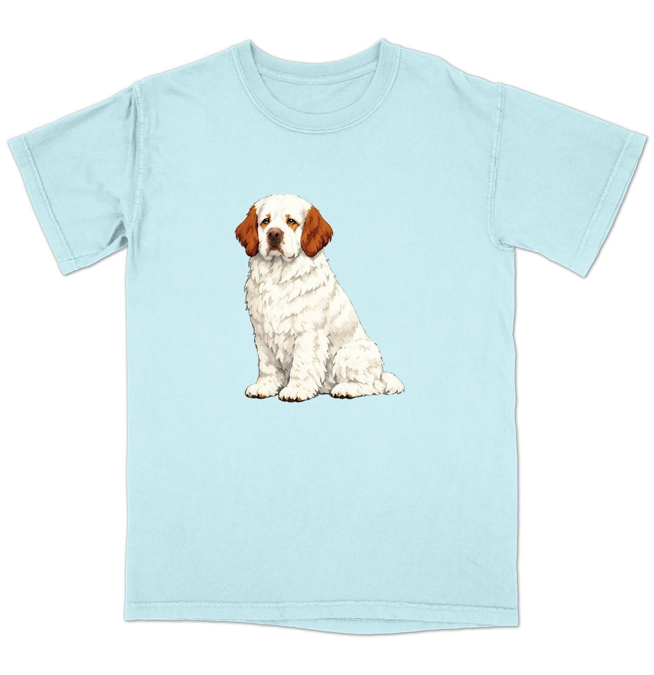 Watercolor Clumber Spaniel Adult Unisex T-Shirt