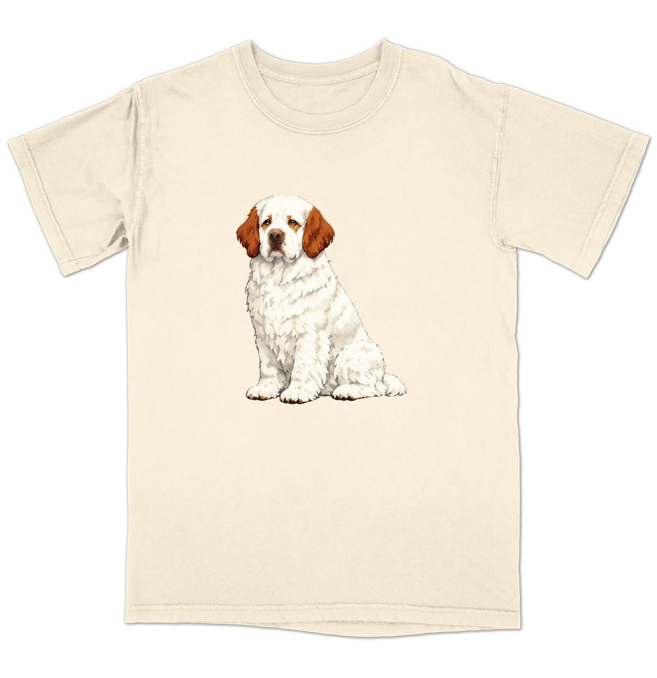 Watercolor Clumber Spaniel Adult Unisex T-Shirt