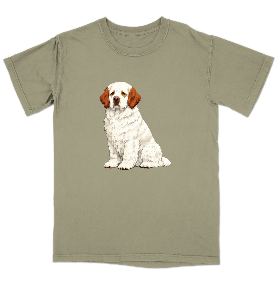 Watercolor Clumber Spaniel Adult Unisex T-Shirt