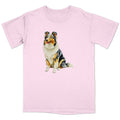 Watercolor Collie Adult Unisex T-Shirt