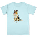 Watercolor Collie Adult Unisex T-Shirt
