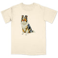 Watercolor Collie Adult Unisex T-Shirt