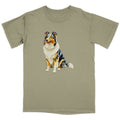 Watercolor Collie Adult Unisex T-Shirt