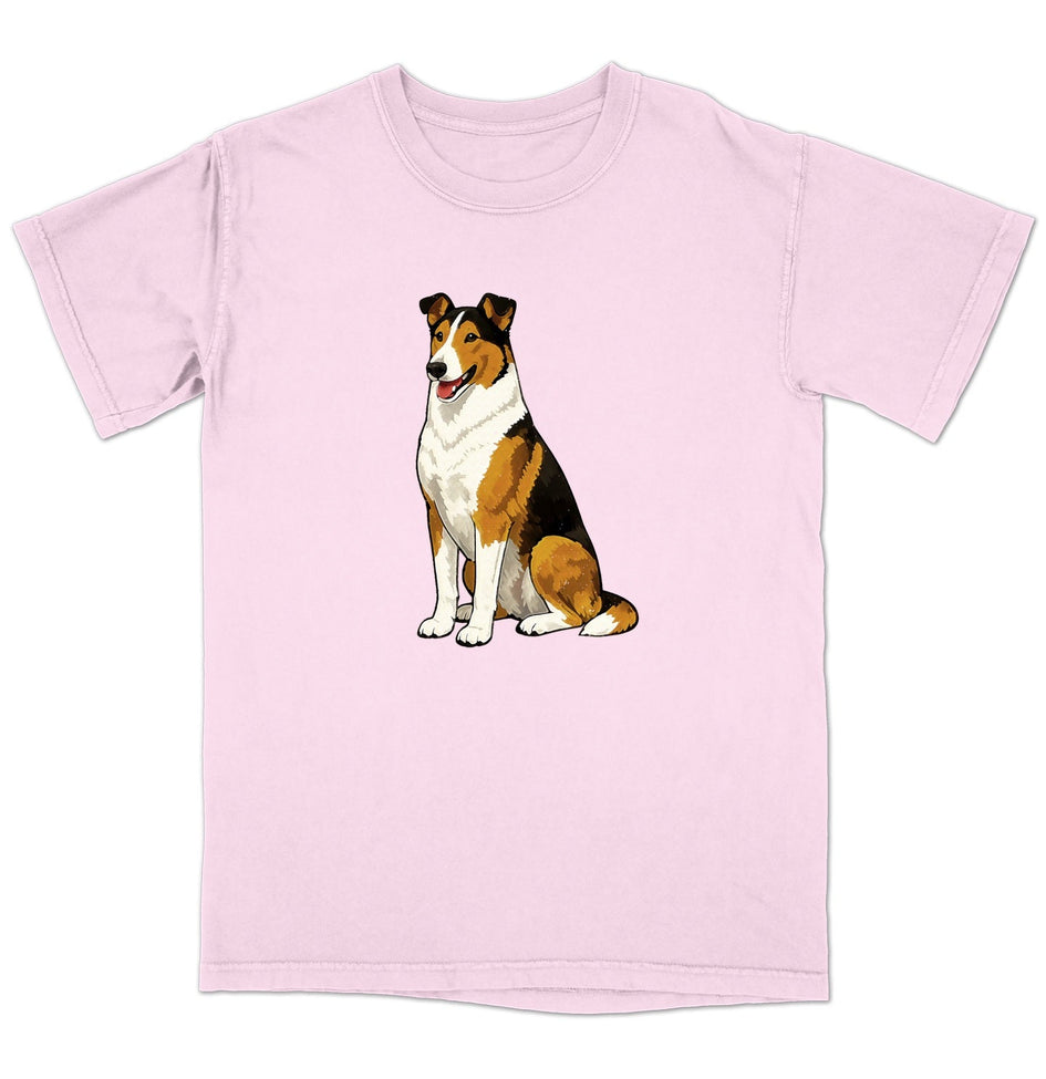 Watercolor Collie Adult Unisex T-Shirt