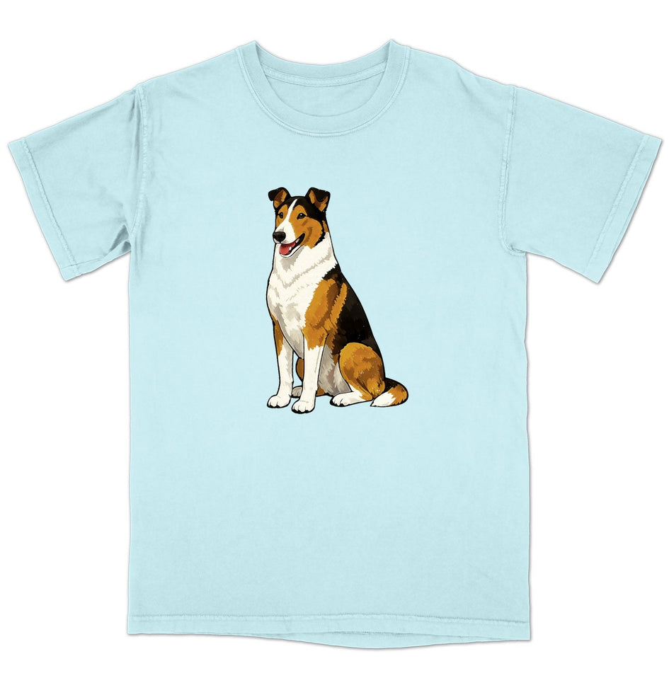 Watercolor Collie Adult Unisex T-Shirt