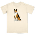 Watercolor Collie Adult Unisex T-Shirt