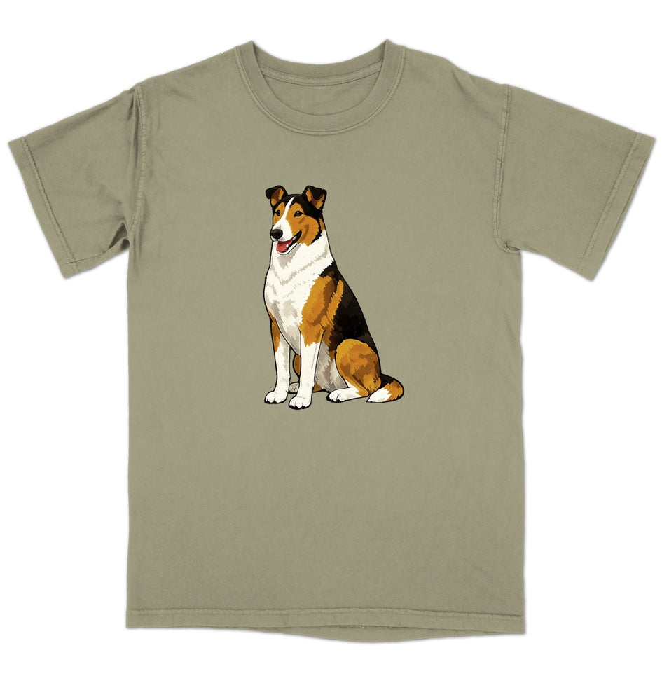 Watercolor Collie Adult Unisex T-Shirt