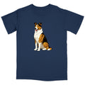 Watercolor Collie Adult Unisex T-Shirt
