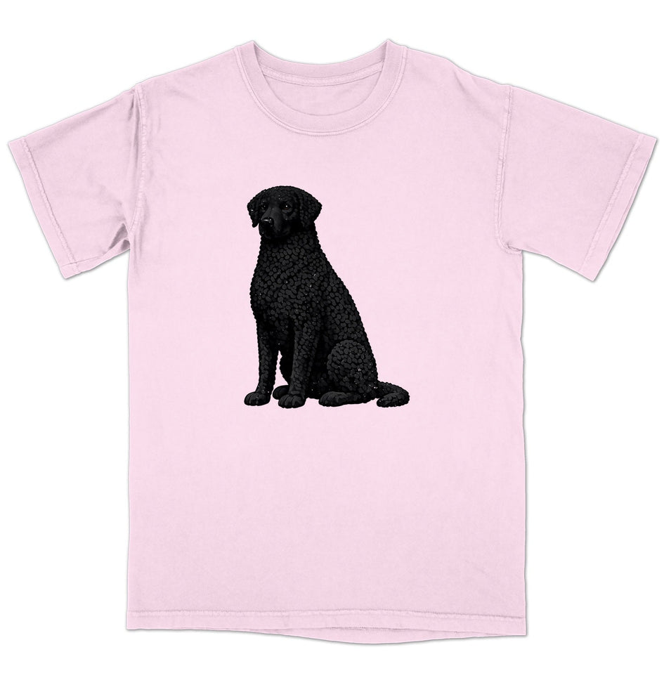Watercolor Curly-Coated Retriever Adult Unisex T-Shirt