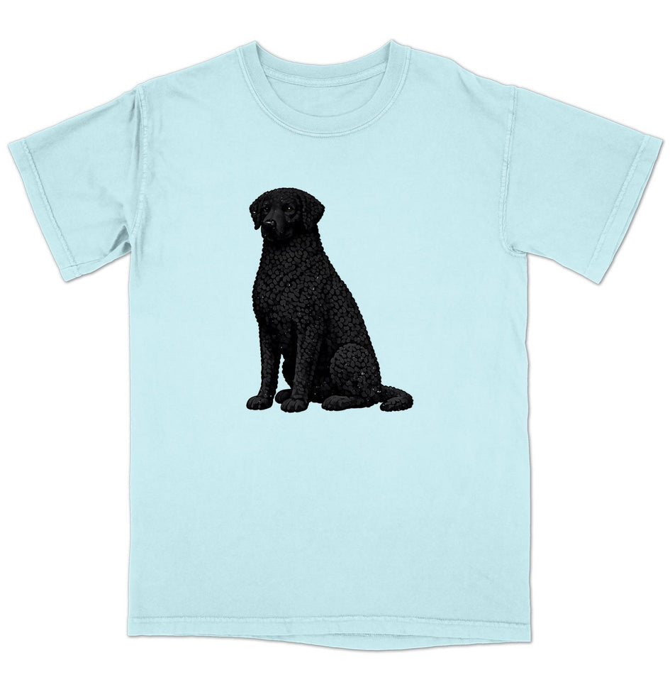 Watercolor Curly-Coated Retriever Adult Unisex T-Shirt