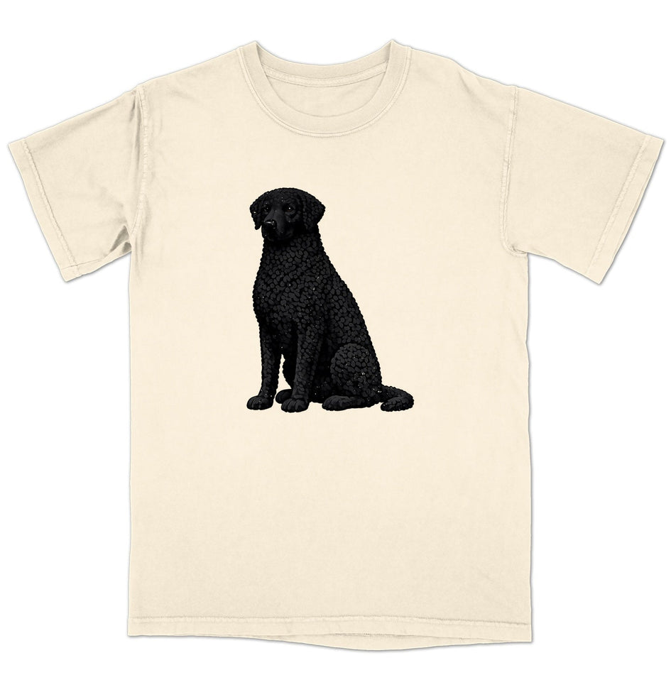 Watercolor Curly-Coated Retriever Adult Unisex T-Shirt