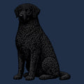 Watercolor Curly-Coated Retriever Adult Unisex T-Shirt