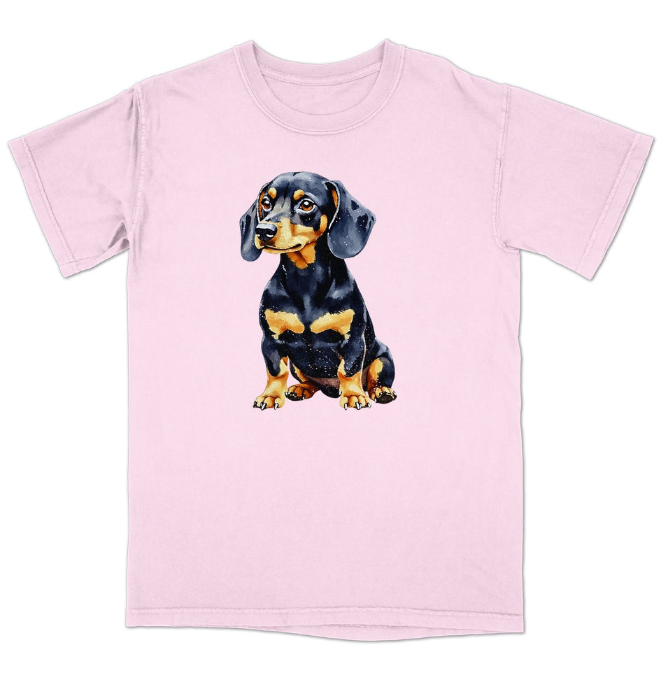 Watercolor Dachshund Adult Unisex T-Shirt