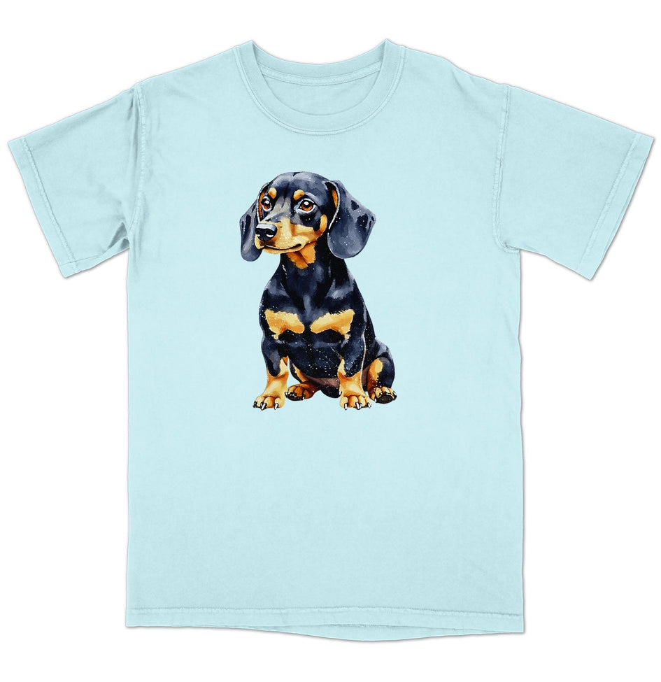 Watercolor Dachshund Adult Unisex T-Shirt
