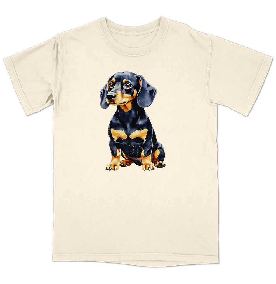 Watercolor Dachshund Adult Unisex T-Shirt