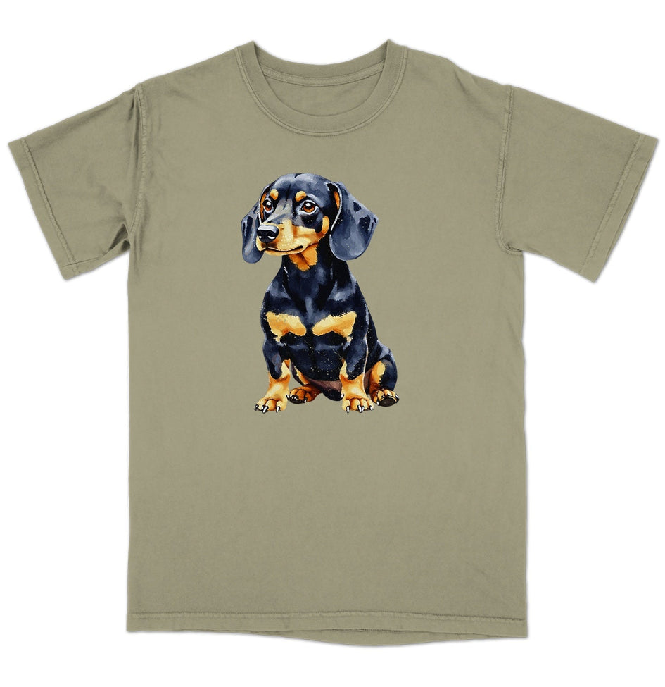 Watercolor Dachshund Adult Unisex T-Shirt