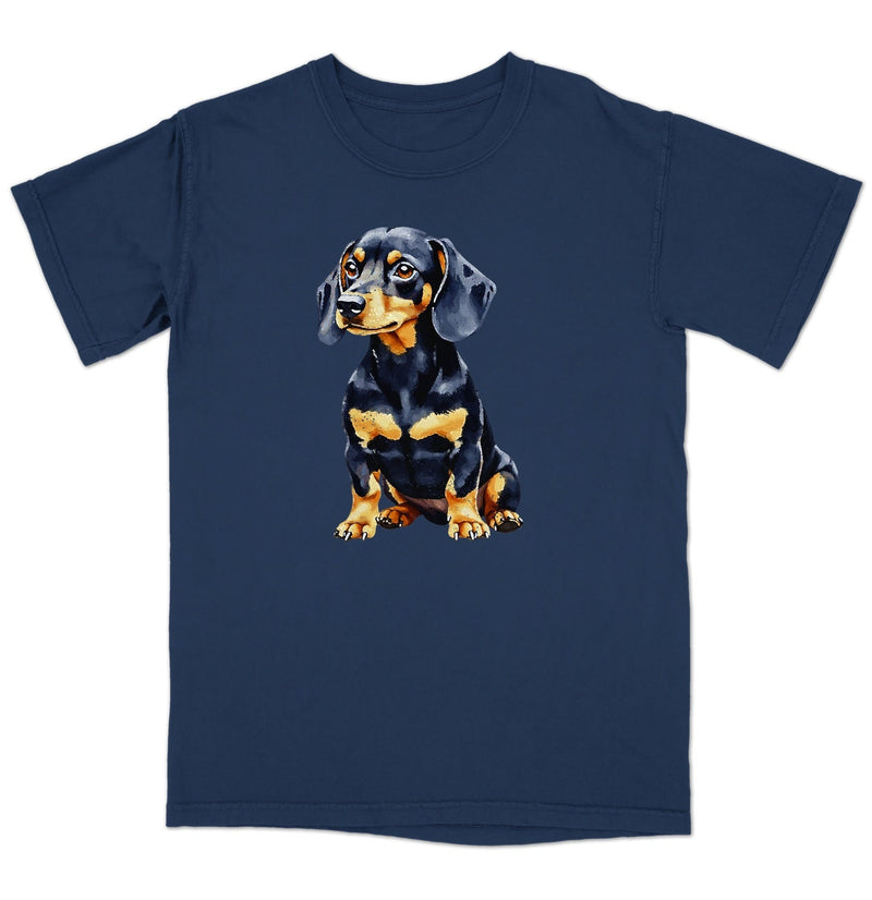 Watercolor Dachshund Adult Unisex T-Shirt