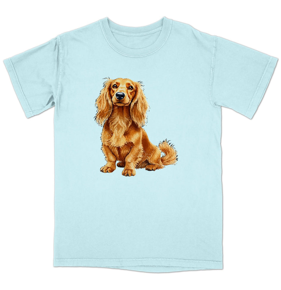 Watercolor Dachshund Adult Unisex T-Shirt