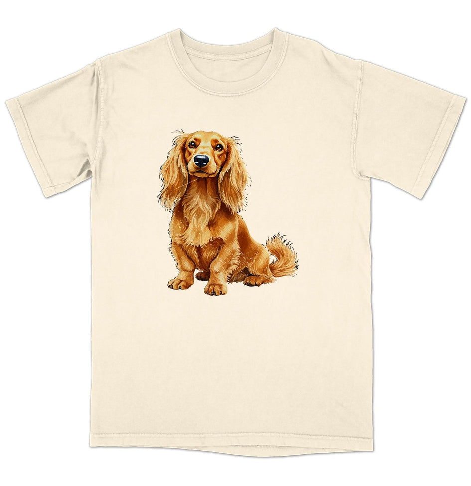 Watercolor Dachshund Adult Unisex T-Shirt
