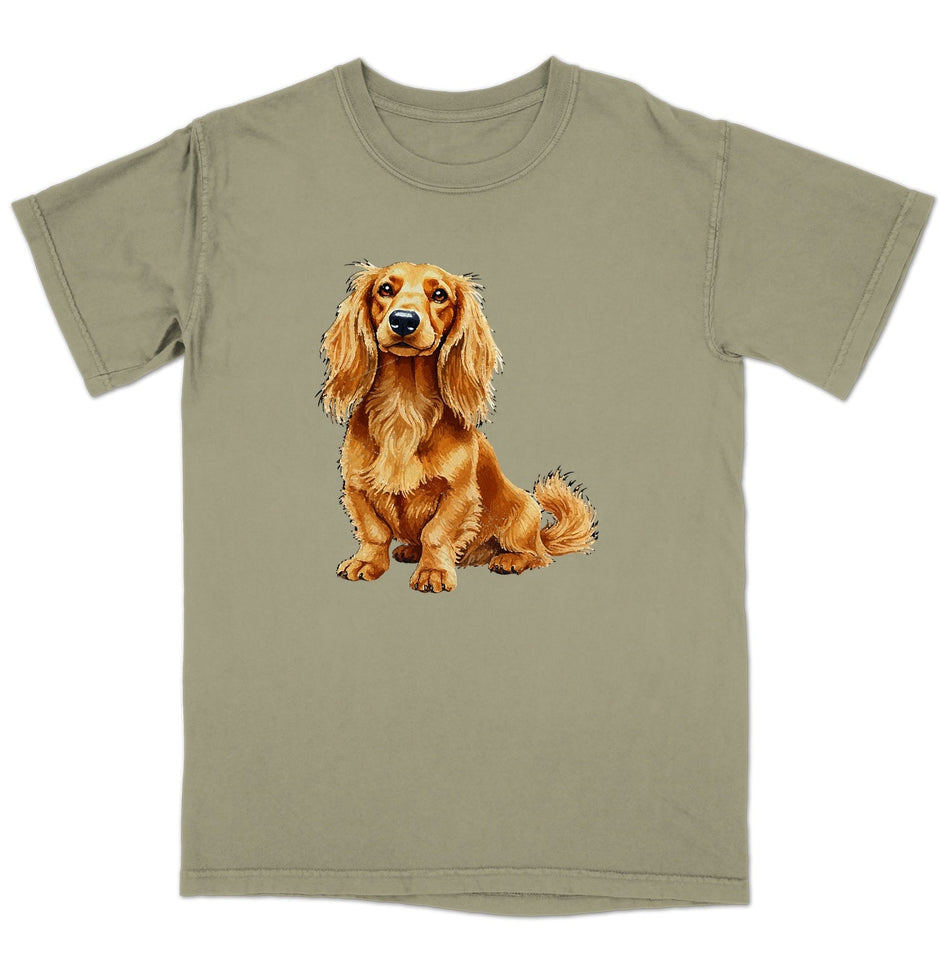 Watercolor Dachshund Adult Unisex T-Shirt