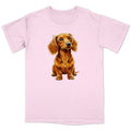 Watercolor Wirehaired Dachshund Adult Unisex T-Shirt