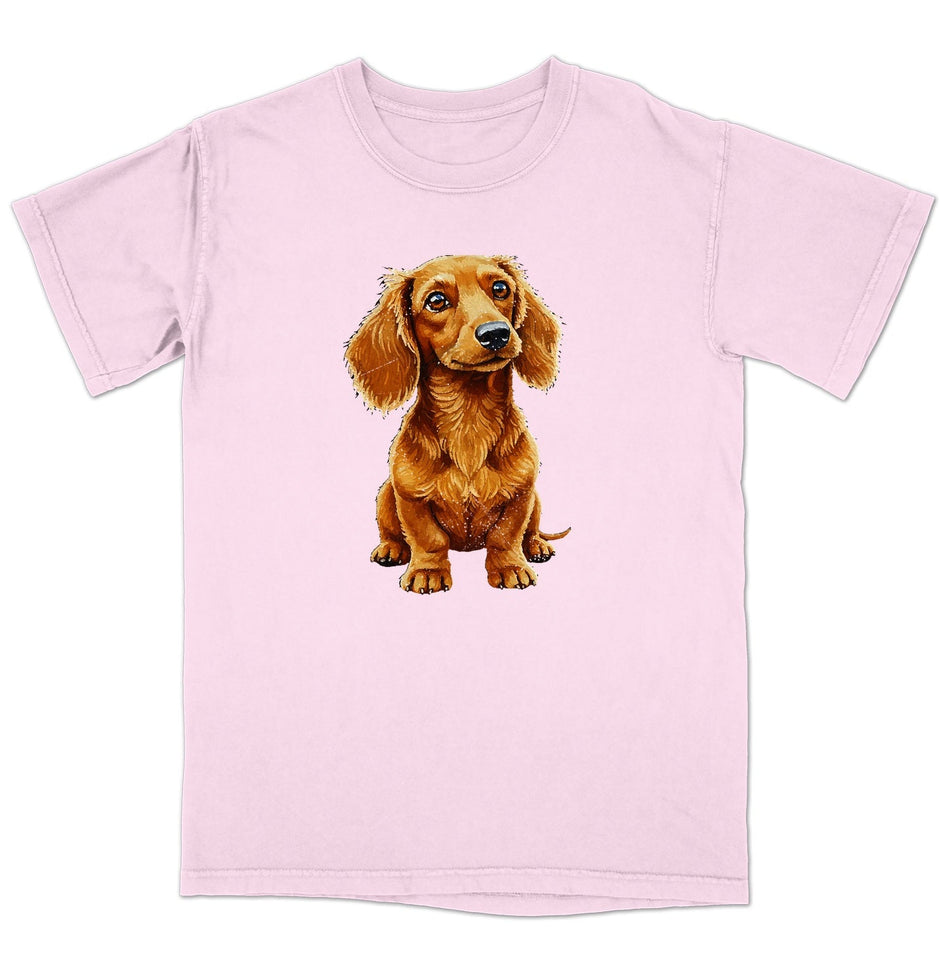 Watercolor Wirehaired Dachshund Adult Unisex T-Shirt
