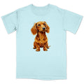 Watercolor Wirehaired Dachshund Adult Unisex T-Shirt