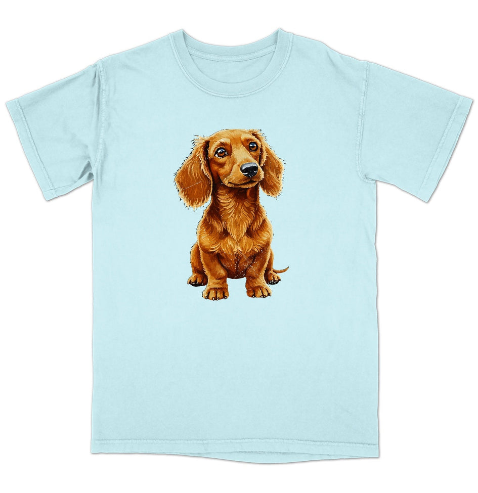 Watercolor Wirehaired Dachshund Adult Unisex T-Shirt