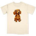 Watercolor Wirehaired Dachshund Adult Unisex T-Shirt