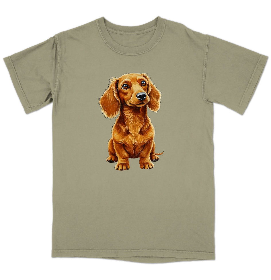 Watercolor Wirehaired Dachshund Adult Unisex T-Shirt
