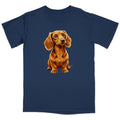 Watercolor Wirehaired Dachshund Adult Unisex T-Shirt