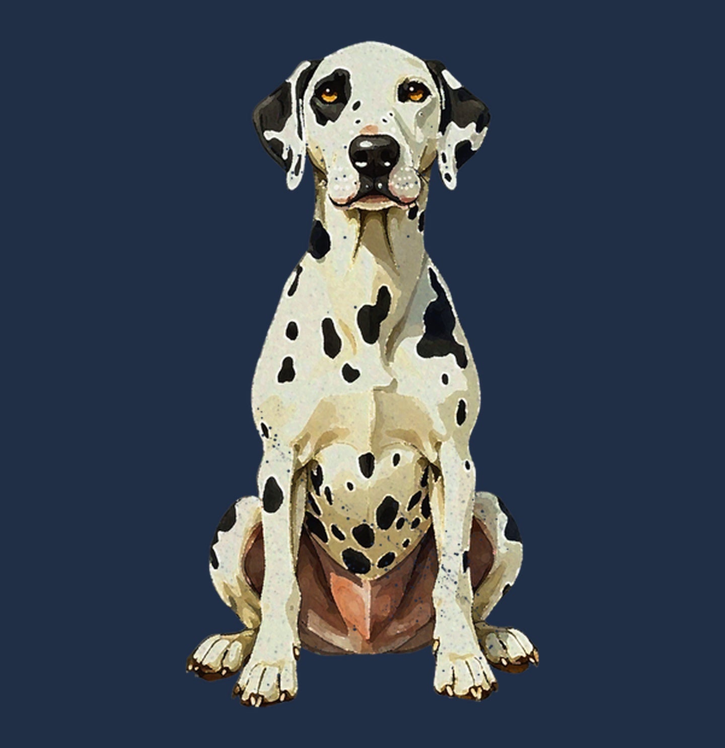 Watercolor Dalmatian Adult Unisex T-Shirt | AKC Shop