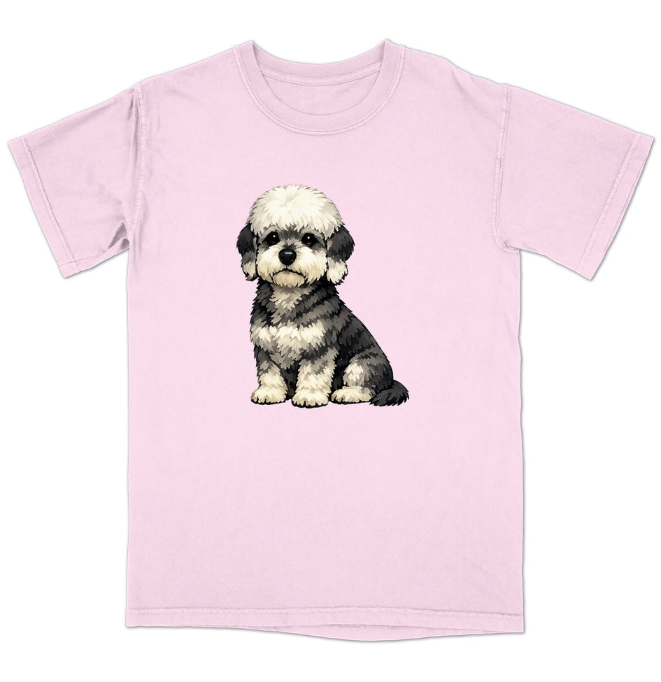 Watercolor Dandie Dinmont Terrier Adult Unisex T-Shirt